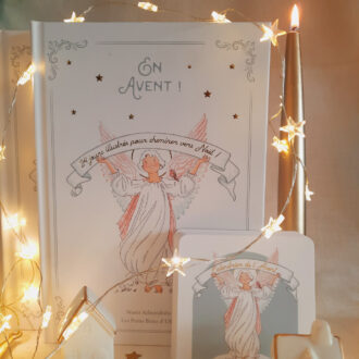 En Avent ! 24 jours illustrés pour cheminer vers Noël - Les Petits Brins d'Olivier et Mater Admirabilis - Textes de Victoria Lefert et illustrations d'Isabelle Monnerot-Dumaine.