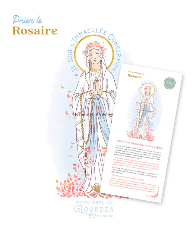 Prier le Rosaire Les Petits Brins d'Olivier. © Tous droits réservés. Utilisation pour un usage personnel uniquement. Copie et ventes interdites.